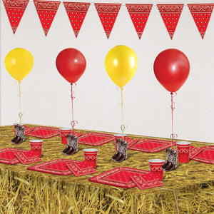 Bulk Western Party Cowboy Boots Photo/Balloon Holder (Case of 6) by Beistle