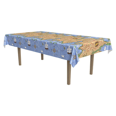 Beistle Treasure Map Pirate Party Tablecover