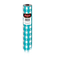 Beistle Gingham Party Table Roll - teal - plastic