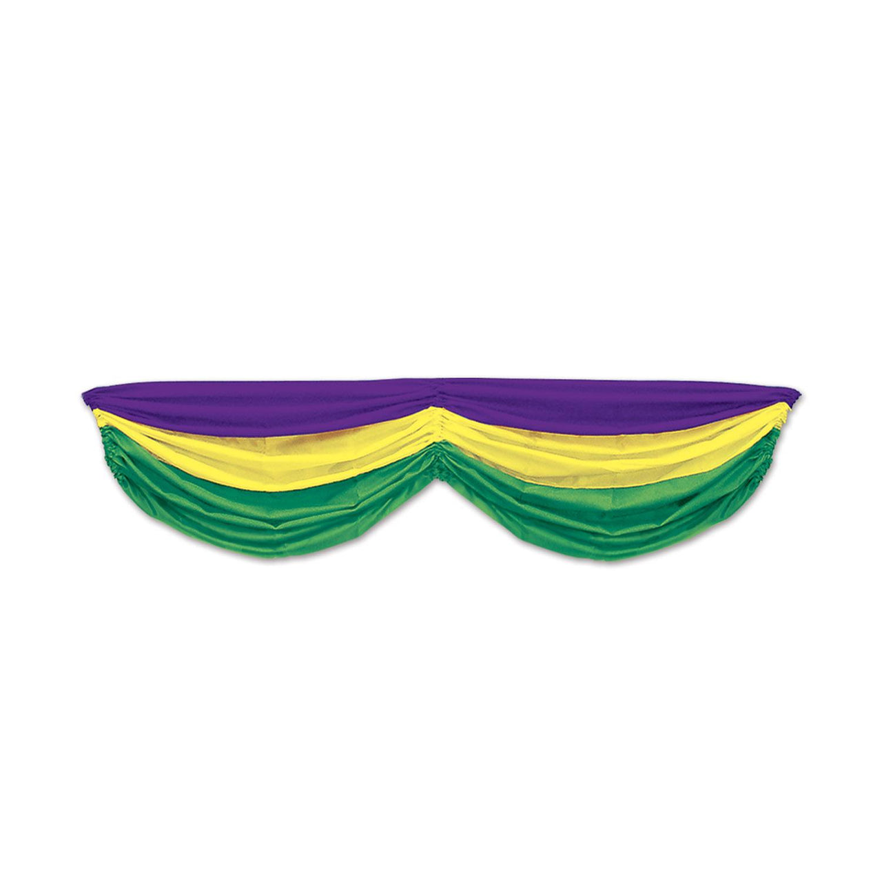Beistle Mardi Gras Fabric Bunting