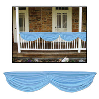 Beistle Baby Shower Fabric Bunting - Light blue