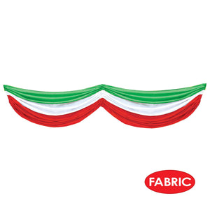Red, White & Green Fabric Bunting 
