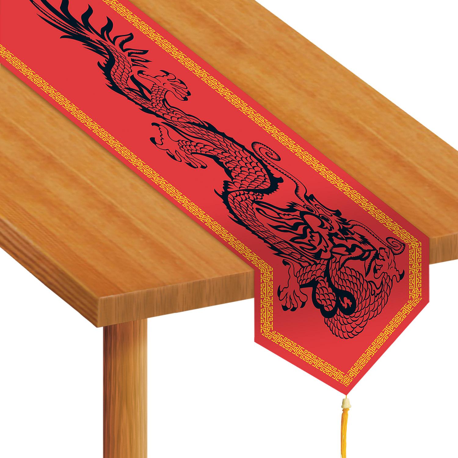 Beistle 50748 Centrotavola A Cascata Asiatico - Oro E Rosso - 45 Cm Per Capodanno Cinese E Feste A Tema