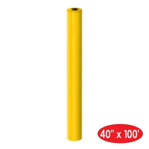 Masterpiece Plastic Table Roll - golden-yellow