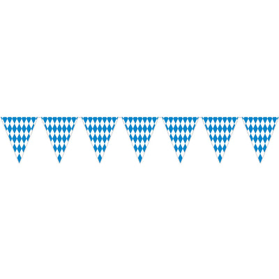 12 ft. Beistle Oktoberfest Pennant Banner (Triangle)