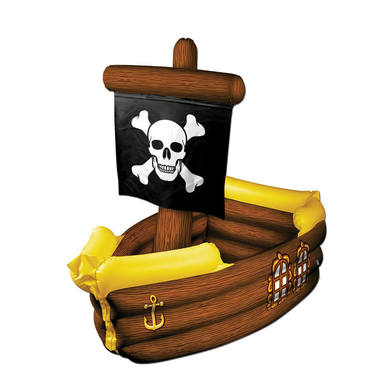 Beistle Inflatable Pirate Ship Party Cooler