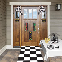 Racing Flag - Rayon - with 22'' plastic spear-tipped stick