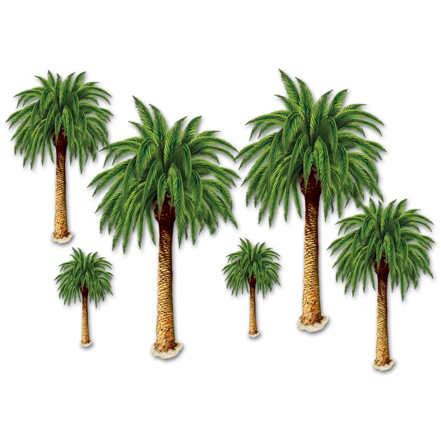 Beistle Luau Party Palm Tree Props (6/Pkg)