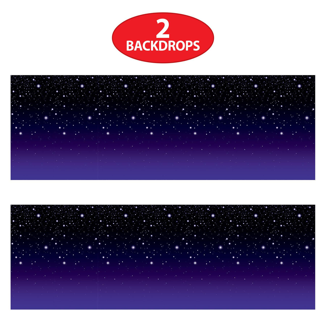 Starry Night Backdrop (Case of 6)