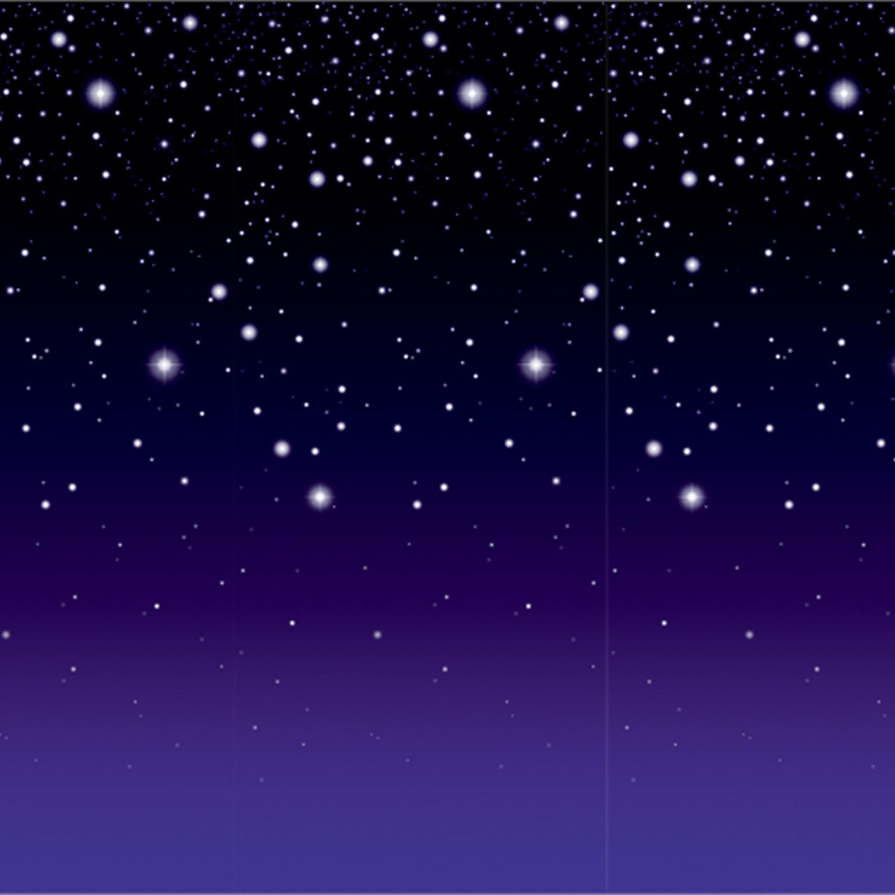 Beistle Starry Night Party Backdrop