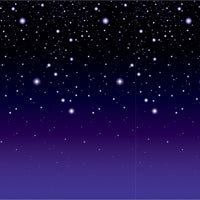 Beistle Starry Night Party Backdrop