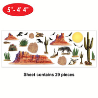 Bulk Western Party Wild West Desert Props (12 Packages of Props/Case) by Beistle