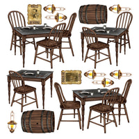Beistle Saloon Table Party Props (15/Pkg)