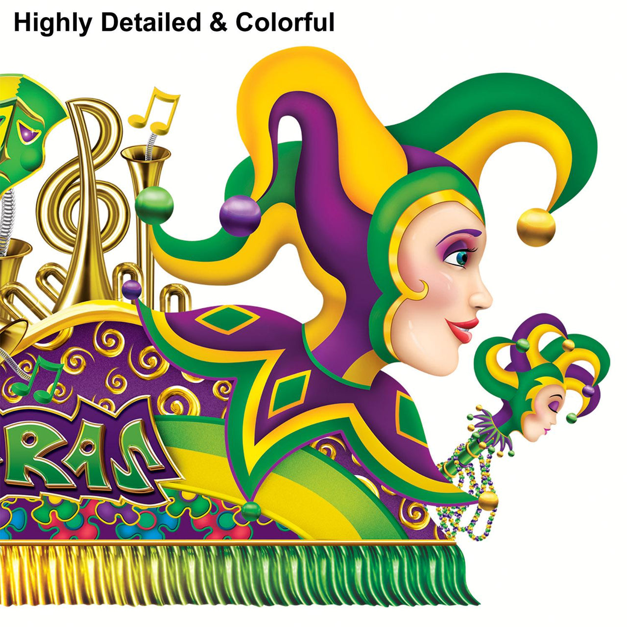 Bulk Mardi Gras Party Float Props (Case of 24) by Beistle