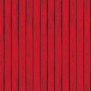 Bulk Red Barn Siding Backdrop (Case of 6) by Beistle