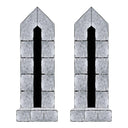 Bulk Castle Door & Window Props (Case of 108) by Beistle