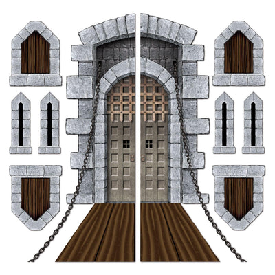 Beistle Castle Door & Window Party Props (9/Pkg)