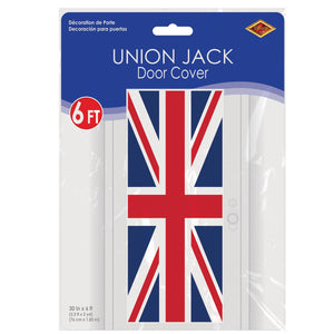 Union Jack Door Cover, party supplies, decorations, The Beistle Company, British, Bulk, Other Party Themes, Olympic Spirit - International Party Themes, British Themed Decorations 