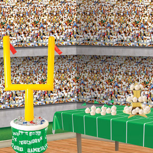 Football Party Supplies: Lower Deck Stadium Backdrop