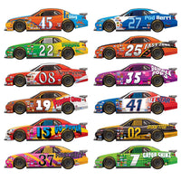 Beistle Race Car Party Props (12/Pkg)