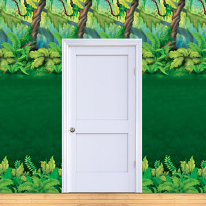 Jungle Trees Backdrop Jungle Party Theme (Case of 6)