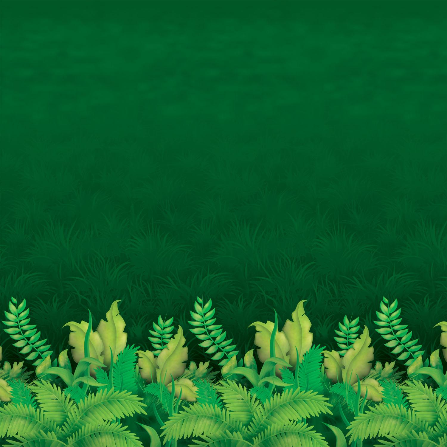 Beistle Jungle Foliage Party Backdrop