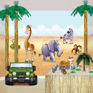 Bulk Jungle Animal Props Jungle Party Theme (Case of 72) by Beistle