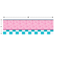 50's Soda Shop Party Backdrop (1/Package)