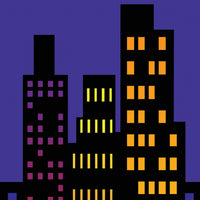 Cityscape Party Backdrop