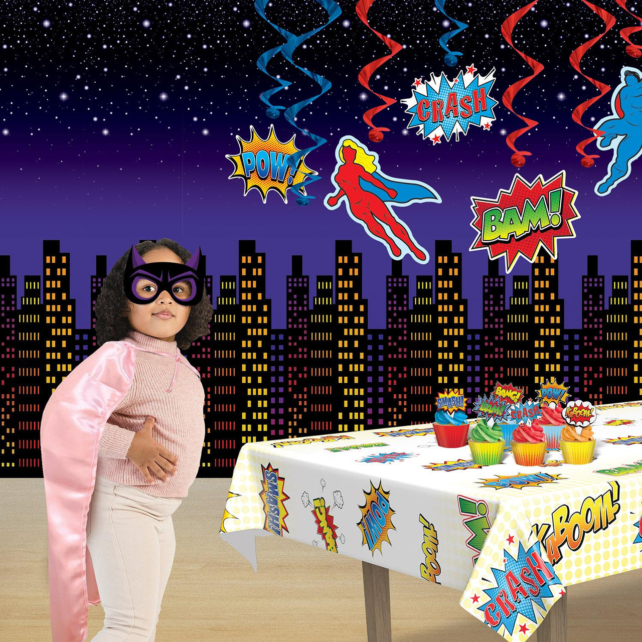 Cityscape Party Backdrop