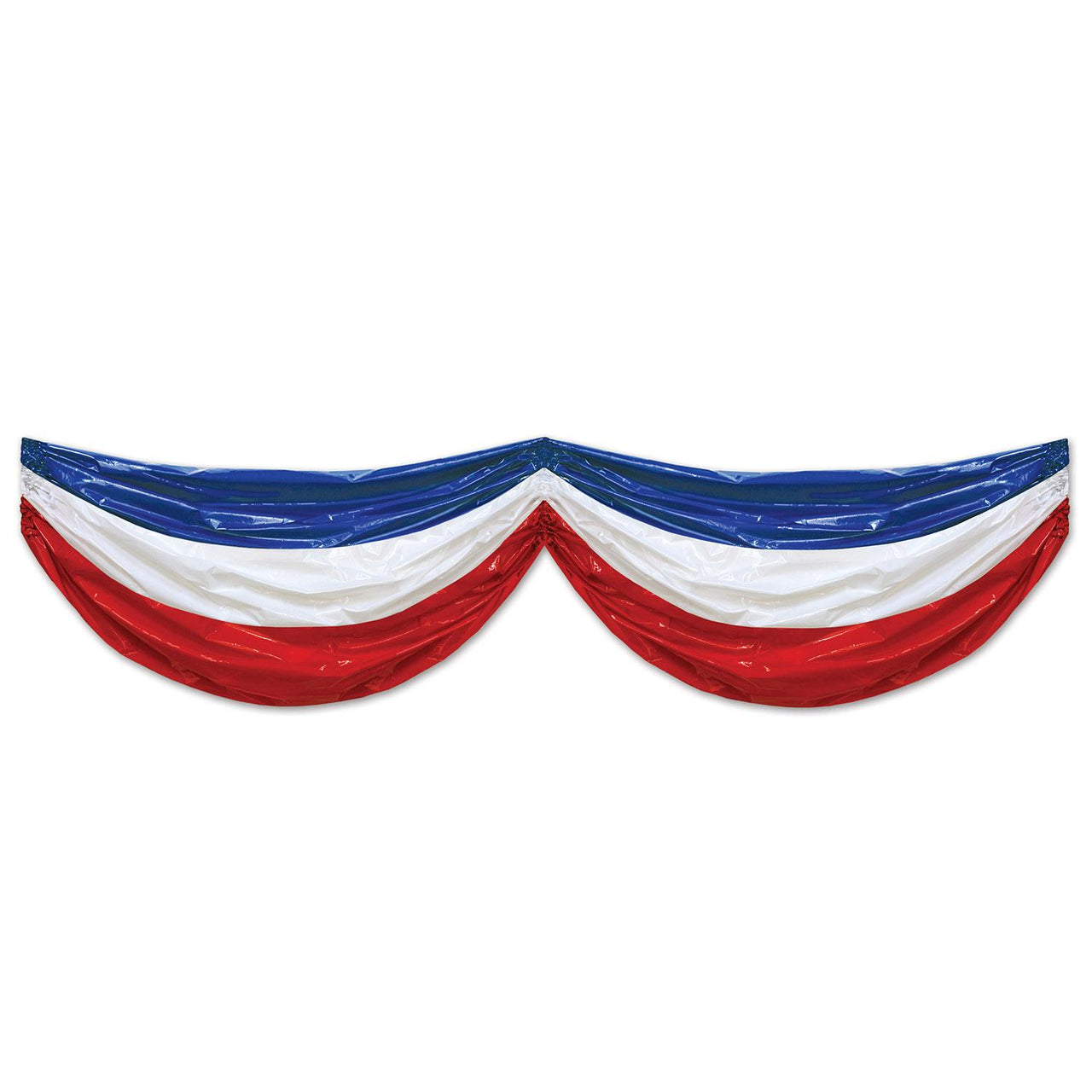 Beistle Patriotic Plastic Party Bunting