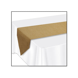 Beistle Faux BurlapParty Table Runner