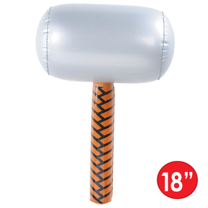 Inflatable Hammer, party supplies, decorations, The Beistle Company, Heroes, Bulk, Birthday Party Supplies, Hero Party Theme