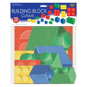 Building Blocks Cutouts, party supplies, decorations, The Beistle Company, Building Blocks, Bulk, Other Party Themes, Building Blocks