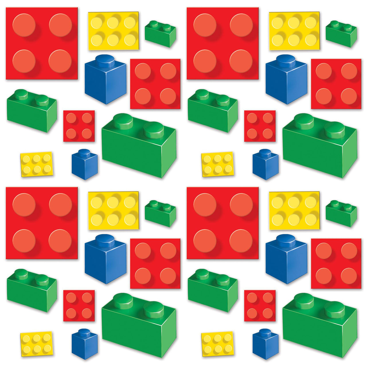 Building Blocks Cutouts, party supplies, decorations, The Beistle Company, Building Blocks, Bulk, Other Party Themes, Building Blocks