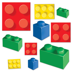 Beistle Building Block Party Cutouts (20/Pkg)
