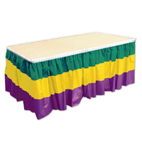 Beistle Mardi Gras Table Skirting