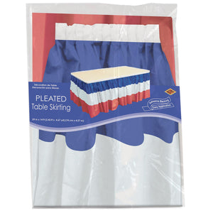 Party Supplies - Patriotic Table Skirting (Case of 6)