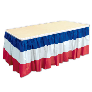 Beistle Patriotic Party Table Skirting