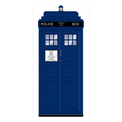 Beistle Police Call Box Party Plastic Door Cover