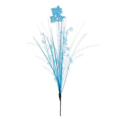 Beistle Glittered It's A Boy Metallic Star Spray