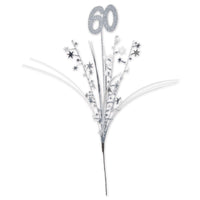 Beistle Glittered 60th Birthday Party Metallic Star Spray