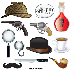 Sherlock Holmes Photo Fun Signs, party supplies, decorations, The Beistle Company, Sherlock Holmes, Bulk, Other Party Themes, Sherlock Holmes