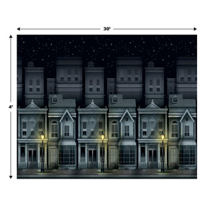 Victorian Townscape Party Backdrop (1/Package)