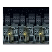 Beistle Victorian Townscape Party Backdrop