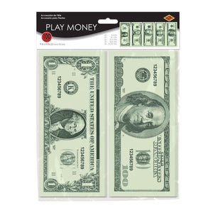 Bulk Casino Play Money (Case of 1200) by Beistle