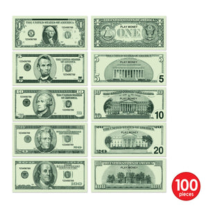 Bulk Casino Play Money (Case of 1200) by Beistle