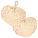 Beistle Luau Party Raffia Fans (2/Poly Bag)