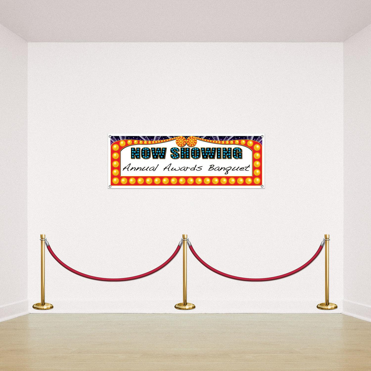 Beistle Stanchion Props - Awards Night (9/Pkg) - 34.5 Inch & 61 Inch