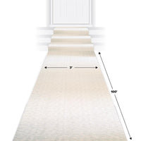 Bulk Wedding Decorations Elite Collection Aisle Runner by Beistle